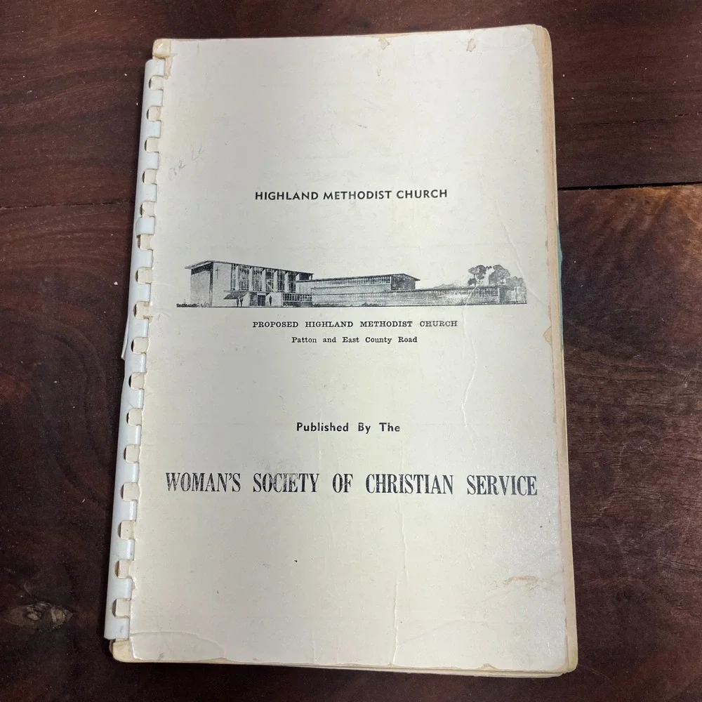 VTG Highland Methodist Church Odessa Texas Regional Cookbook Local Comb